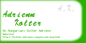 adrienn kolter business card